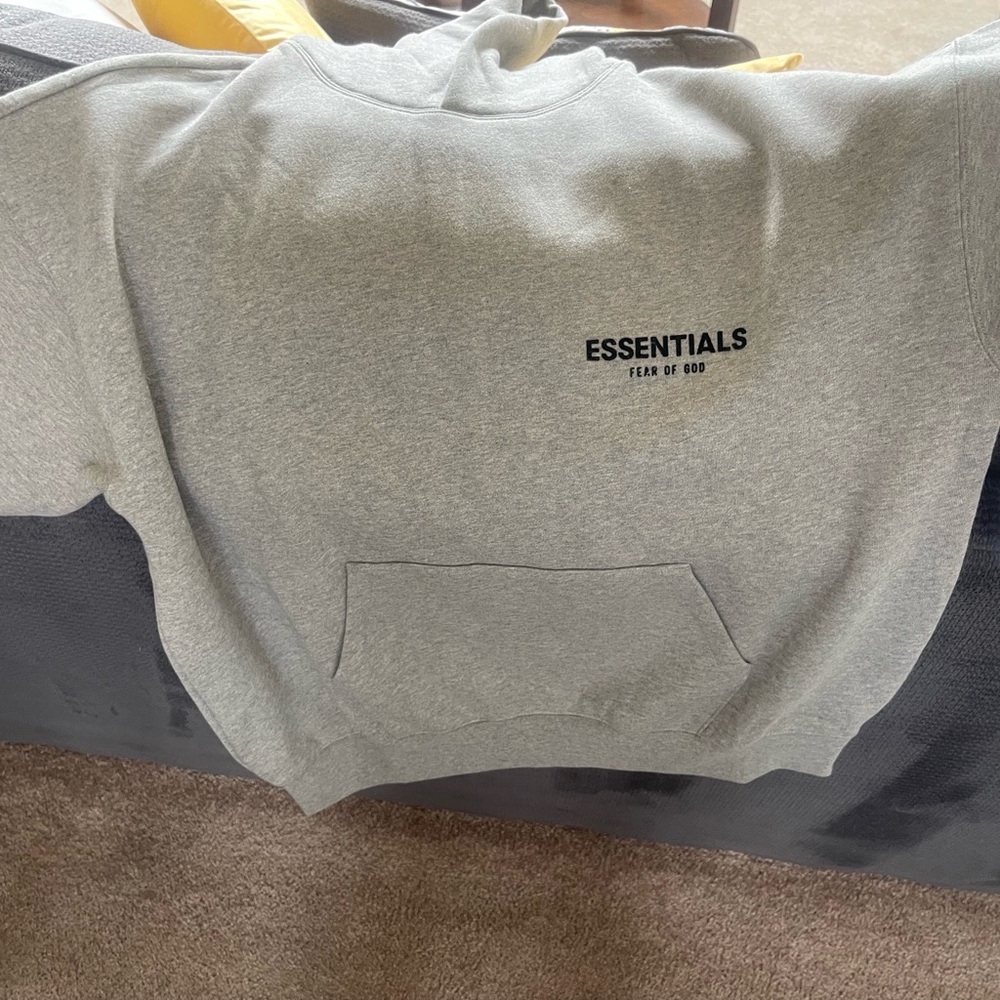 Essentials Fear of God Gray Hoodie